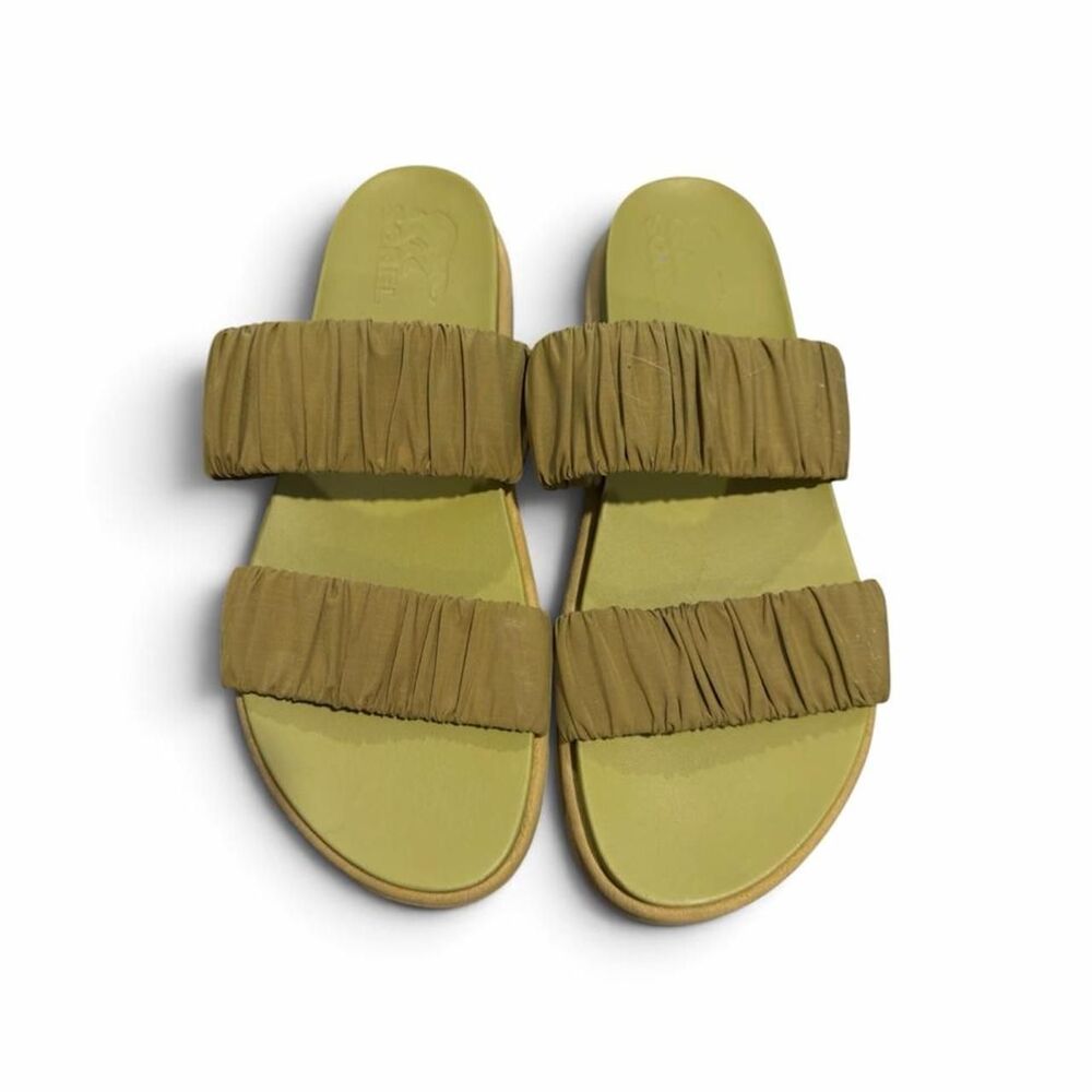 Sorel Women's Green and Khaki Sandals